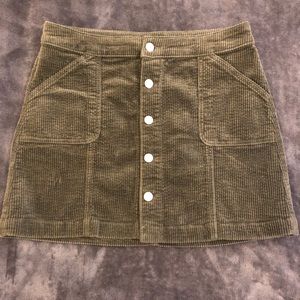 Corduroy Skirt
